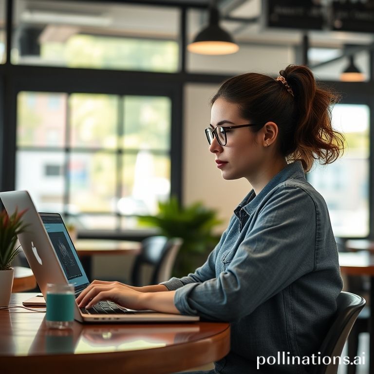 Pessoa utilizando o Adobe Illustrator em um laptop, explorando suas ferramentas e recursos.