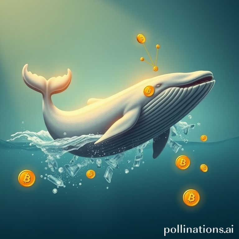 Grafik aliran dana Dogecoin menunjukkan penarikan besar 122 juta DOGE oleh 'whale' dari Binance menuju dompet pribadi, menandakan akumulasi.