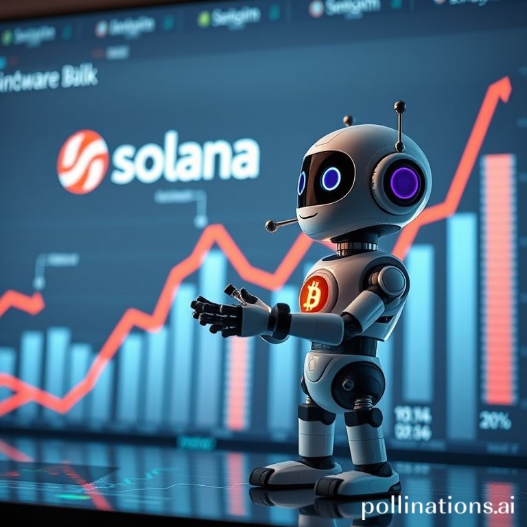 Grafik menunjukkan pertumbuhan perbendaharaan Solana, kinerja harga SOL, harga saham Fitell, dan fitur bot Snorter yang inovatif, menyoroti dinamika pasar kripto.