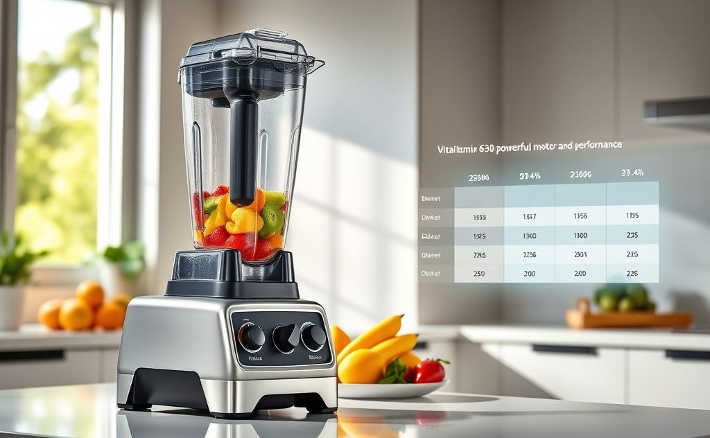 Vitamix 6300 powerful motor performance comparison