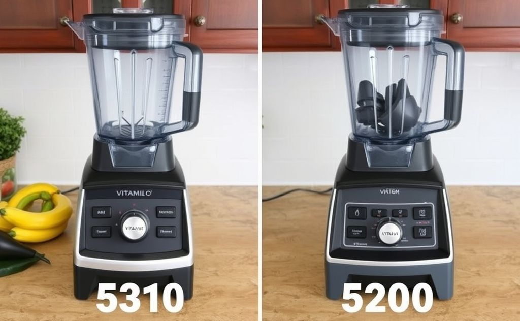 Vitamix E310 and 5200 motor comparison
