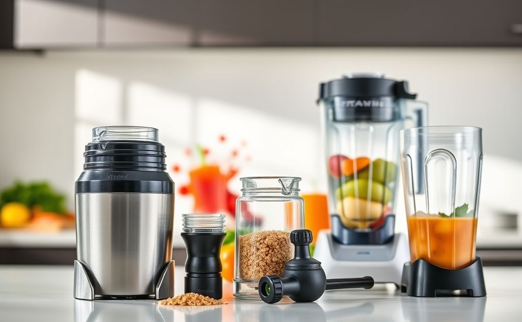 Vitamix attachments for food processing tasks