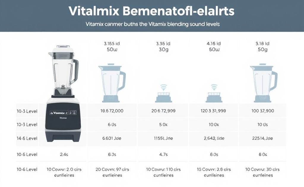 Vitamix blender sound levels comparison chart