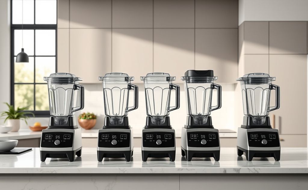 Vitamix blenders comparison with sleek design