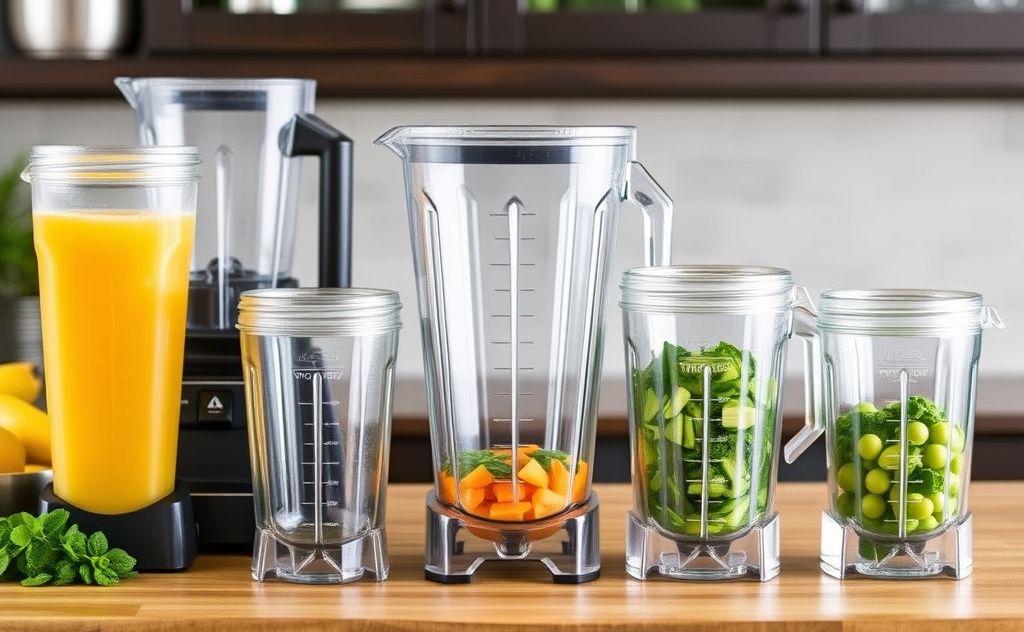 Vitamix glass containers for blending enthusiasts