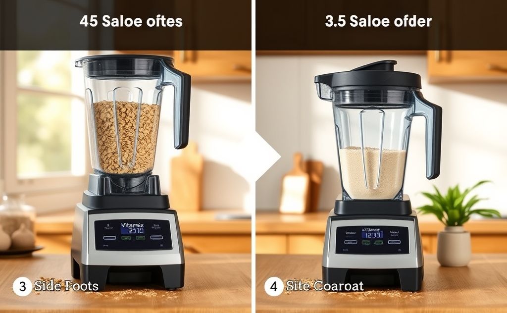 Vitamix oat flour preparation guide