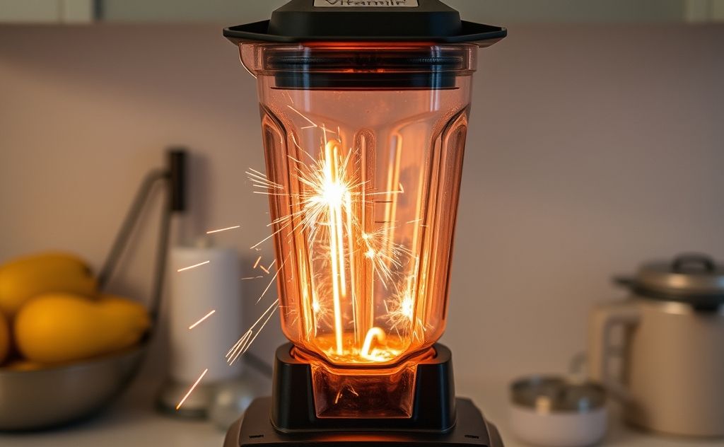 Vitamix overheating with smoke and sparks