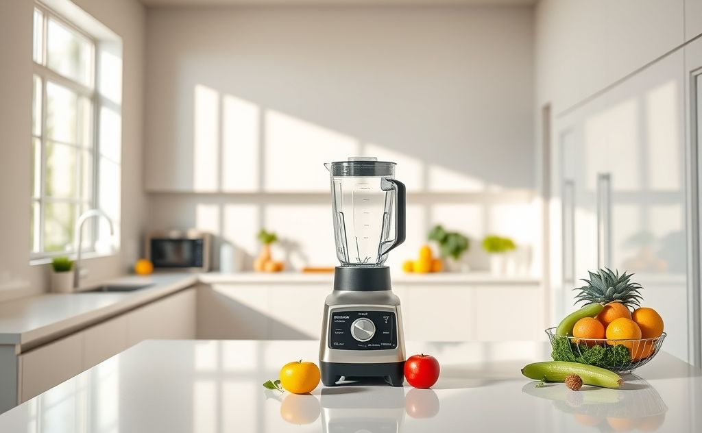 Vitamix personal blender in a modern kitchen setting