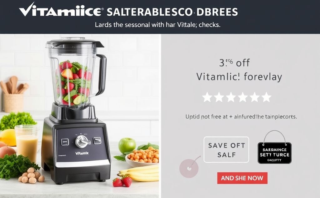 Vitamix seasonal sale dates and promotions