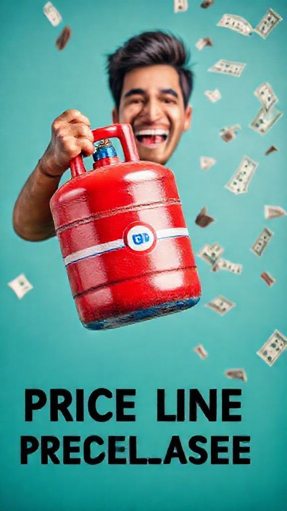 मोठी बातमी! सिलेंडरचे दर धडाधड कोसळले! आजचा भाव काय?