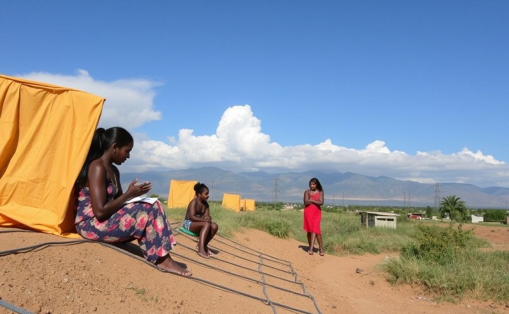 Vulnerable populations facing temperature stress