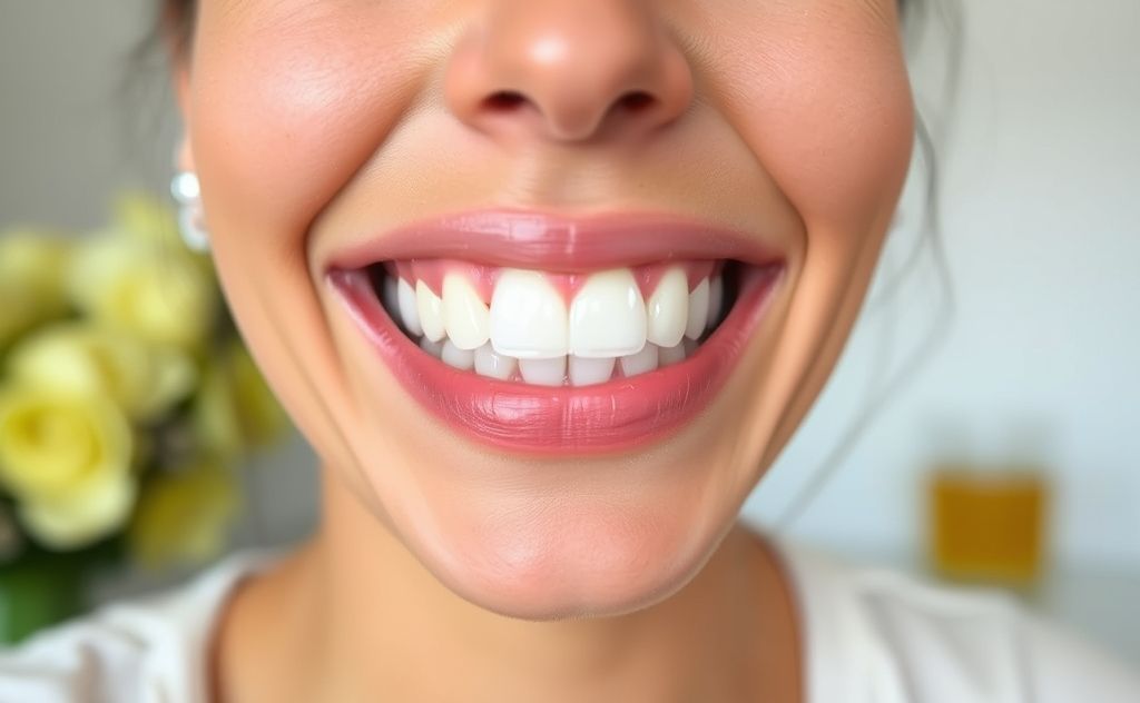 Wait 24 hours post-teeth whitening before tea.