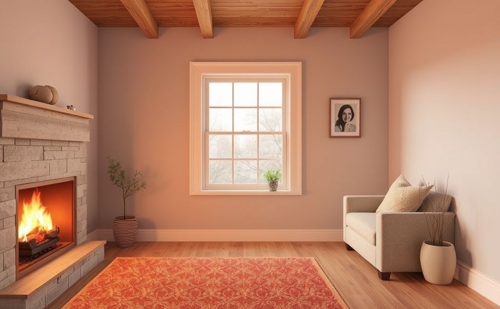 Warm room tips: seal air leaks for better heat retention.