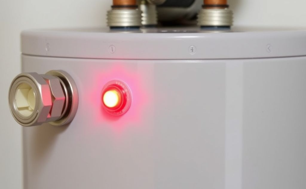 Warning lights on a main water heater explained