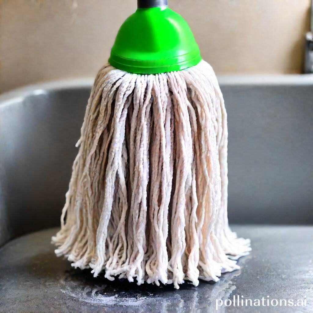 Efficiently Washing the Mop Head for a Clean and Hygienic Result