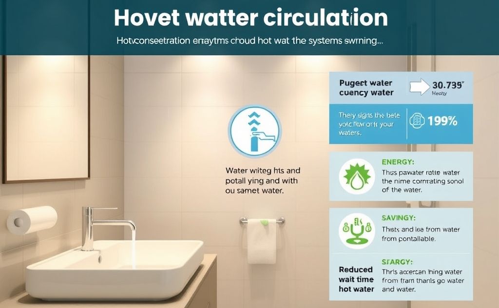 Water conservation benefits of hot water circulation