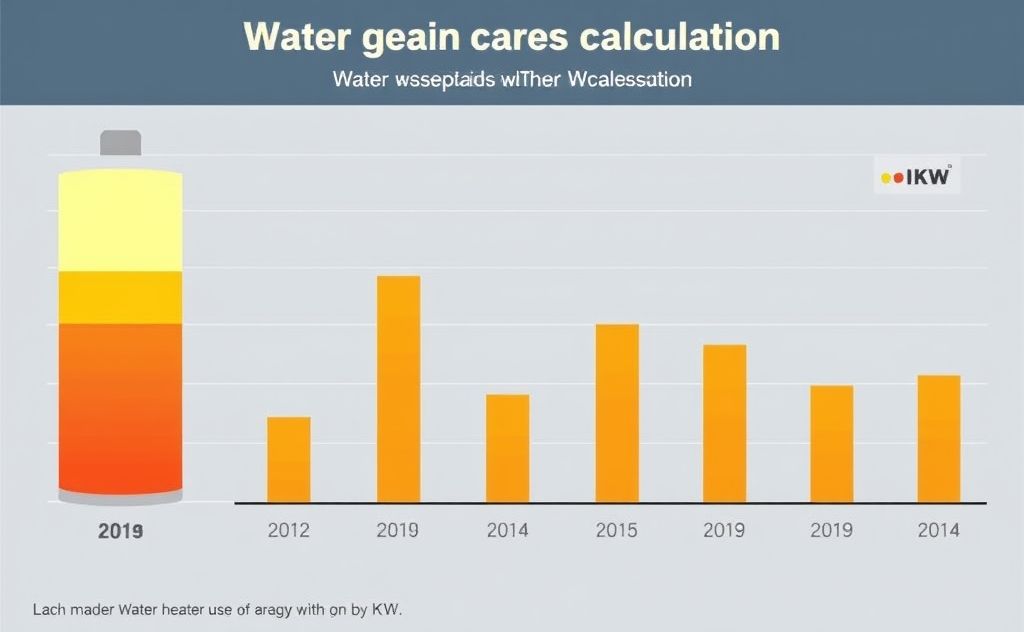 Water heater energy use calculation in kW