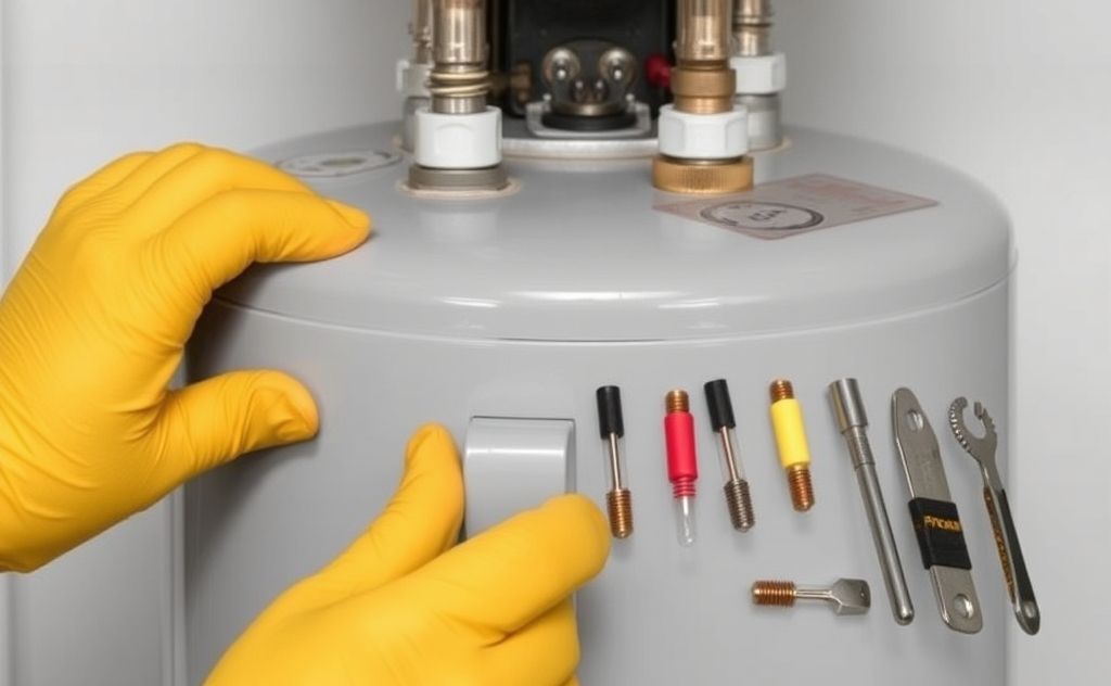 Water heater fuse replacement tools and parts