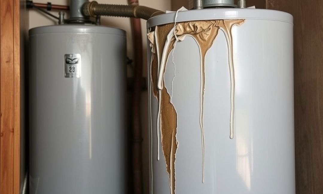 rheem water heater leaking from bottom