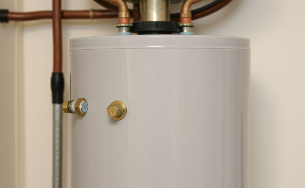 Water heater with fuses and electrical elements