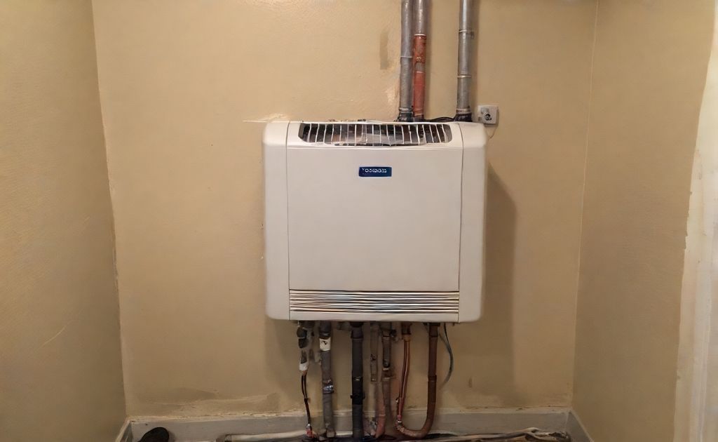 Water leak from Navien heater causing damage