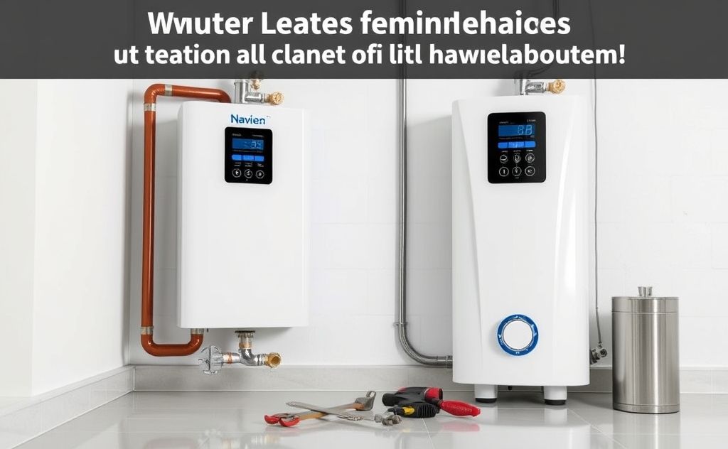 Water leaking Navien heater troubleshooting steps