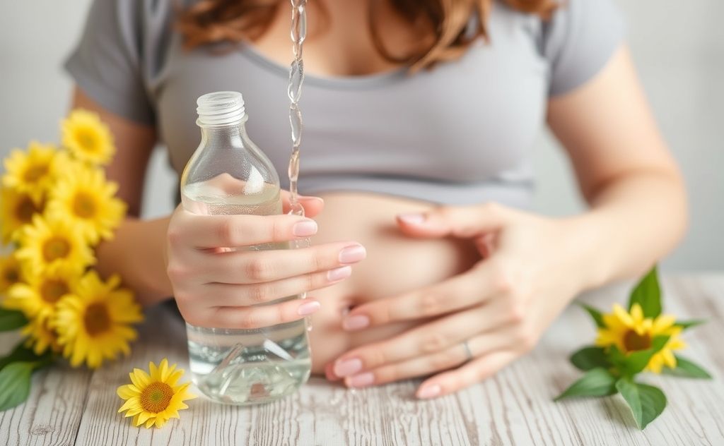Water relief for period cramps and discomfort