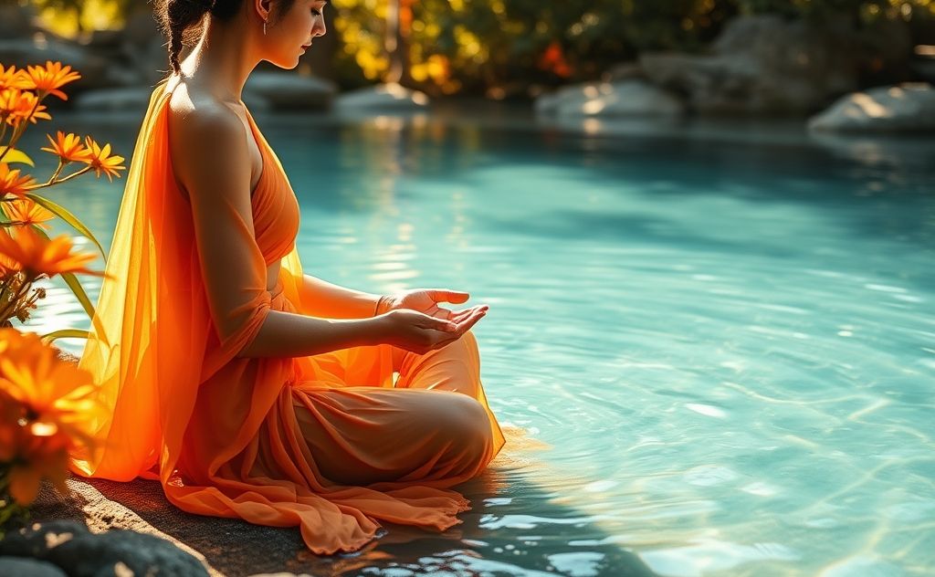 Water rituals for sacral chakra healing