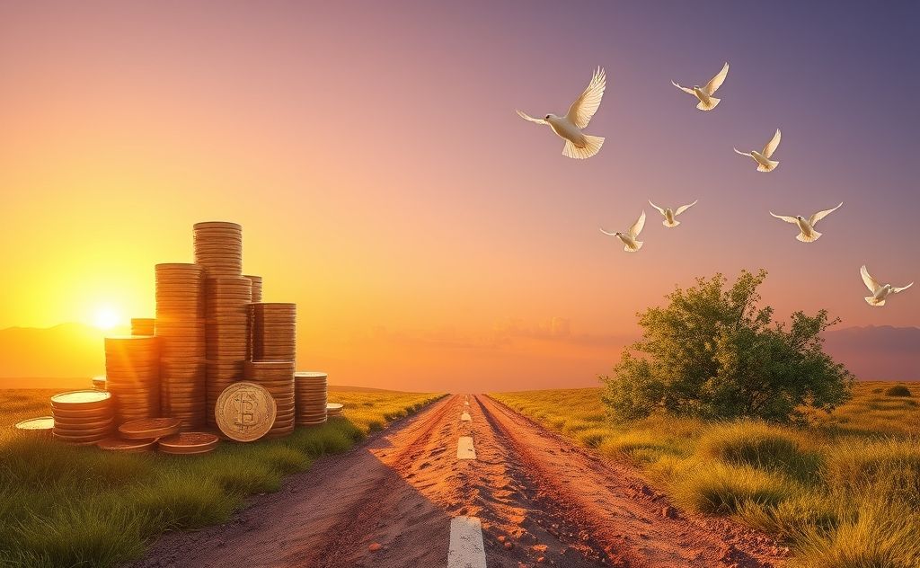 Wealth versus peace, choose your path