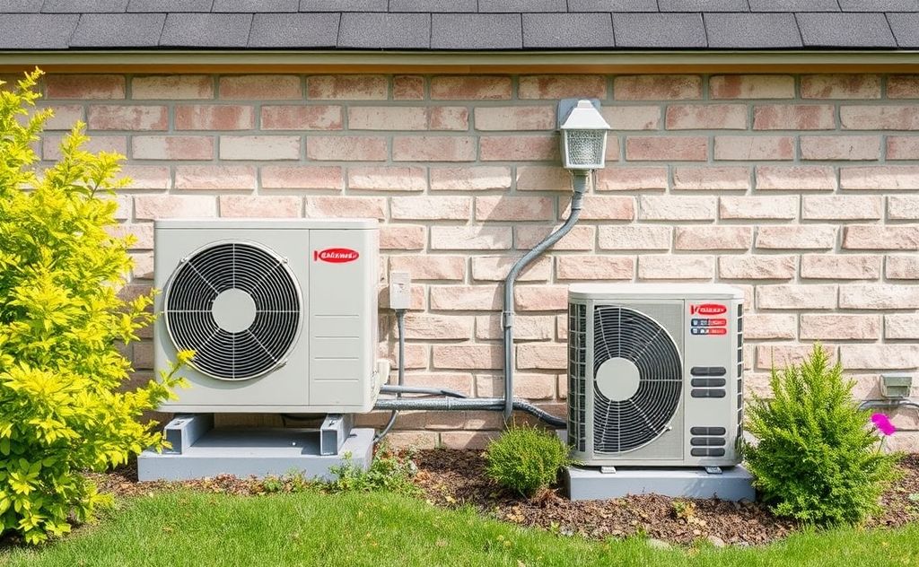 Weather effects on heat pump HVAC efficiency