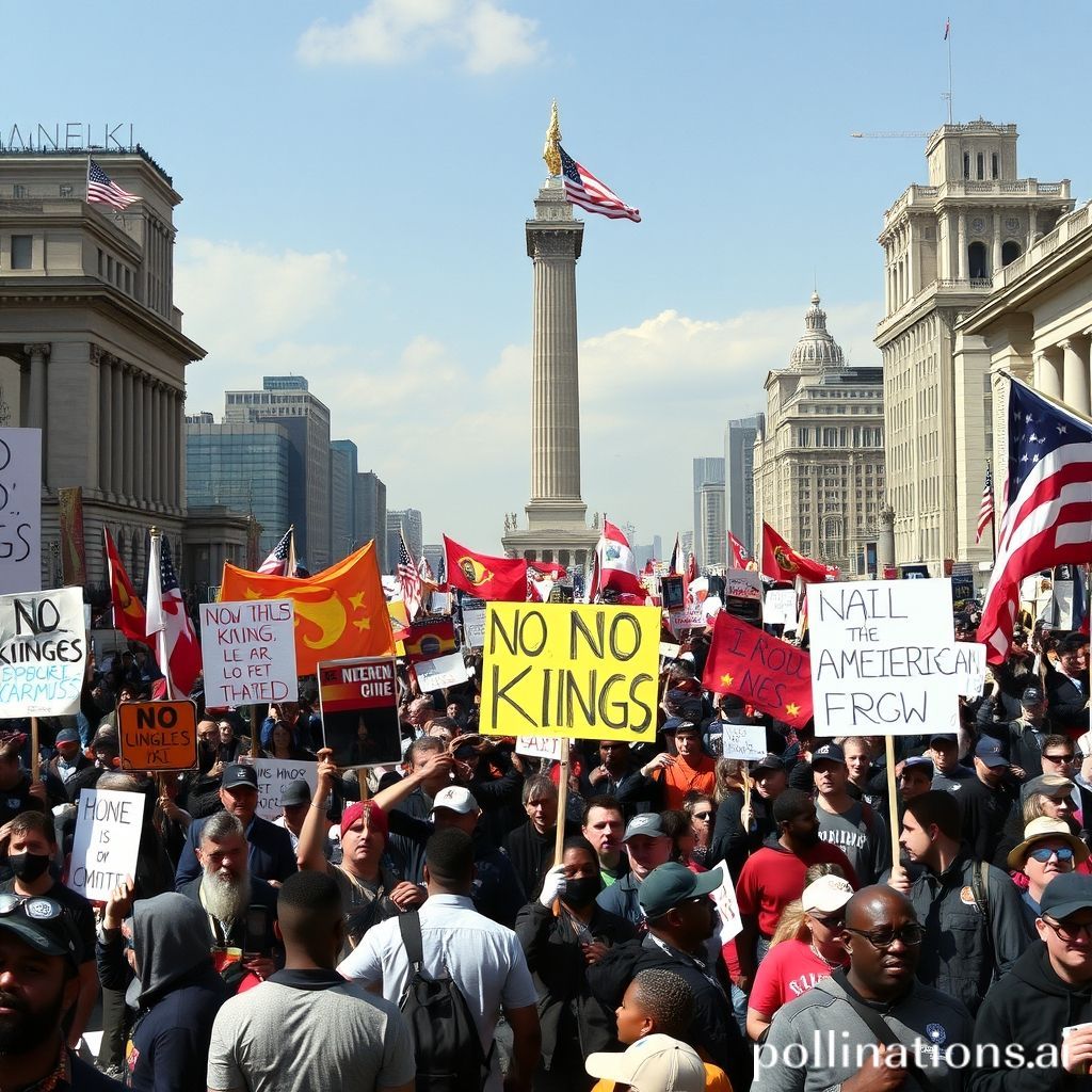 Were the No Kings protests the largest single-day demonstration in American history?
