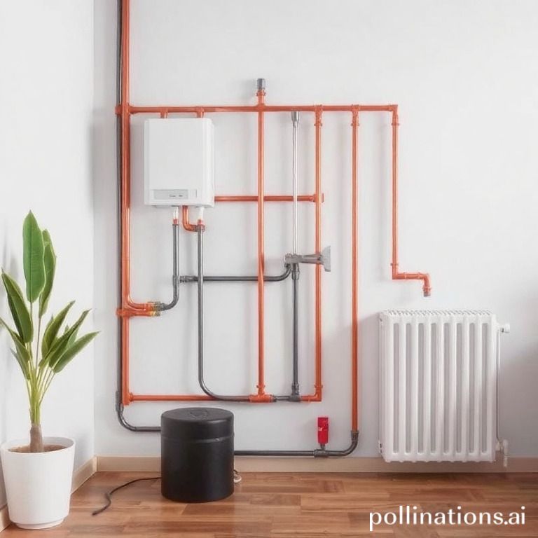 What are the advantages of circulating hot water in central heating?