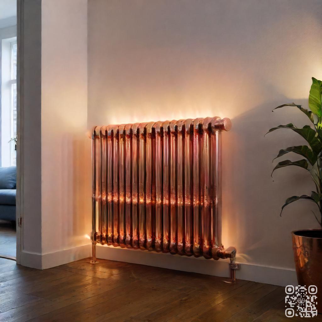 What are the advantages of dual-purpose radiators for central heating?