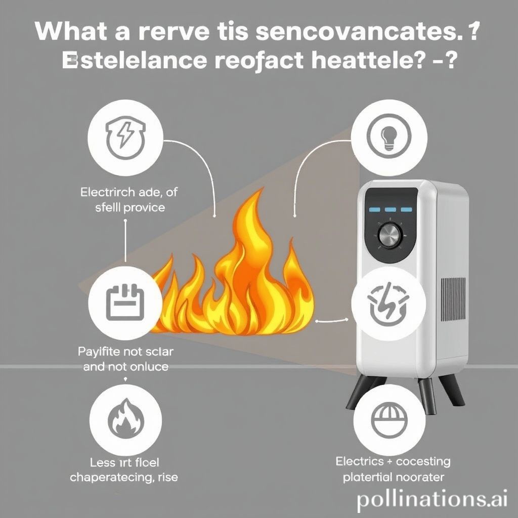 What are the advantages of electric heater types over fossil fuels?