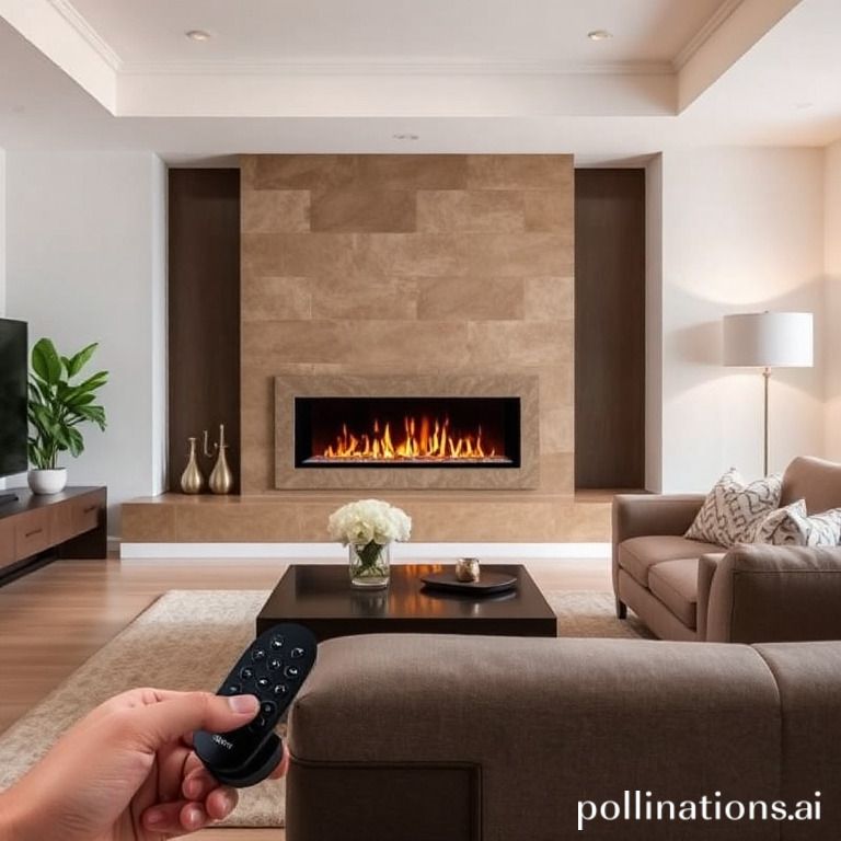 What are the benefits of remote technology for gas fireplaces?