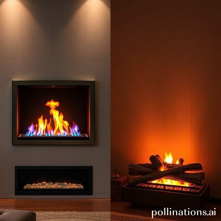 What are the differences between gas and electric fireplaces?