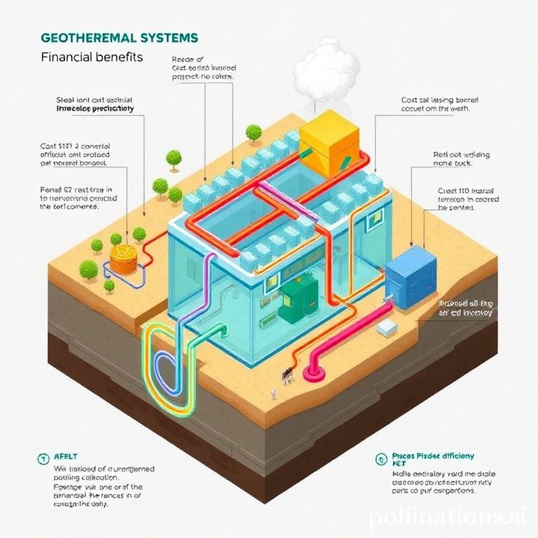 What are the financial benefits of geothermal systems?