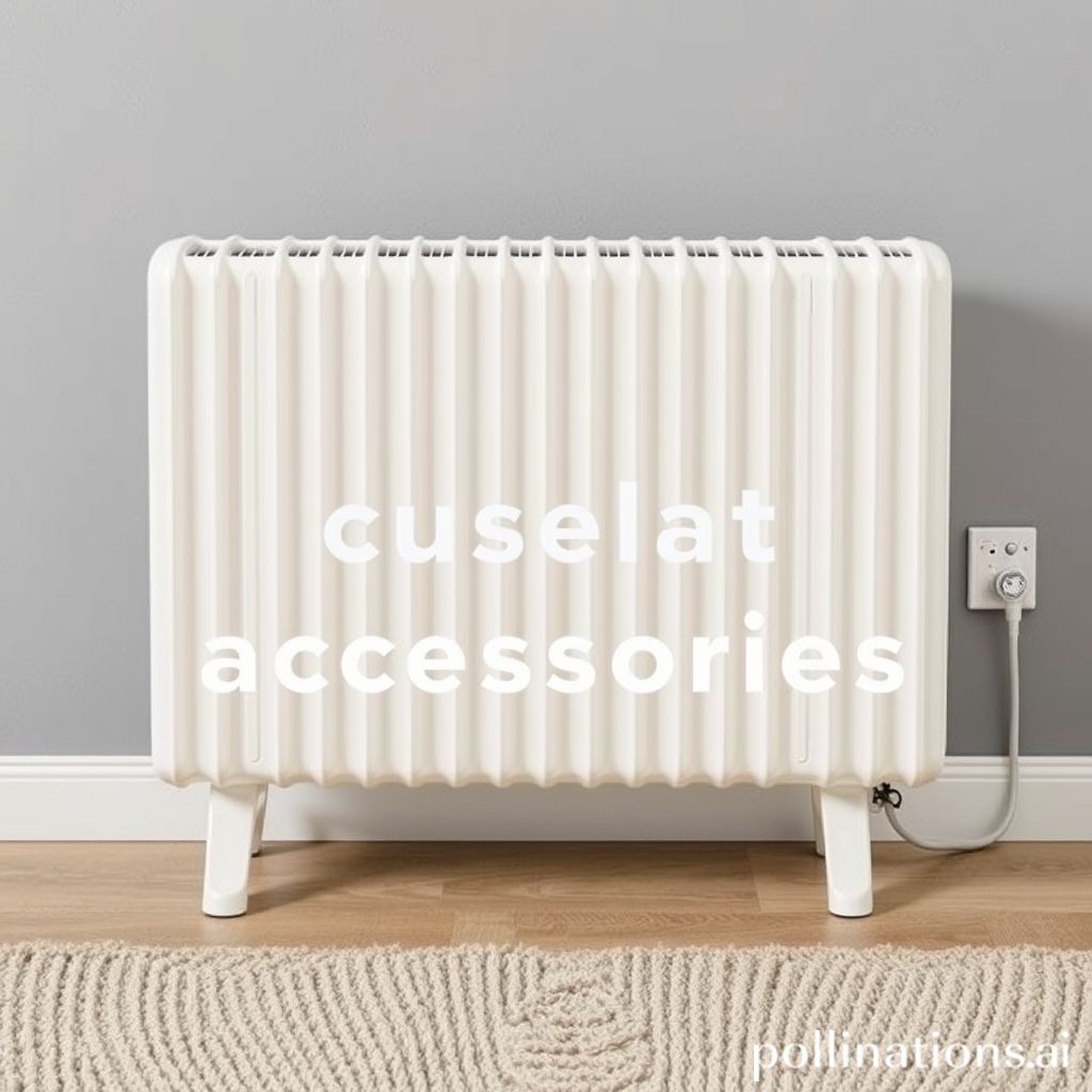 What are the useful accessories for a radiant heater?