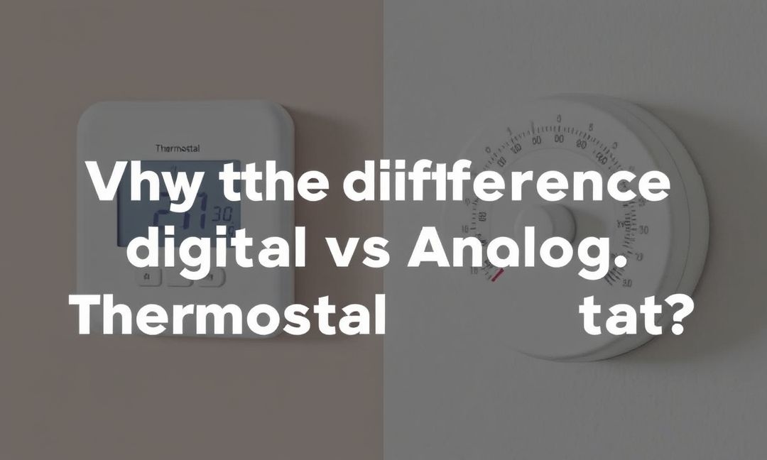 What is the difference between digital and analog thermostats