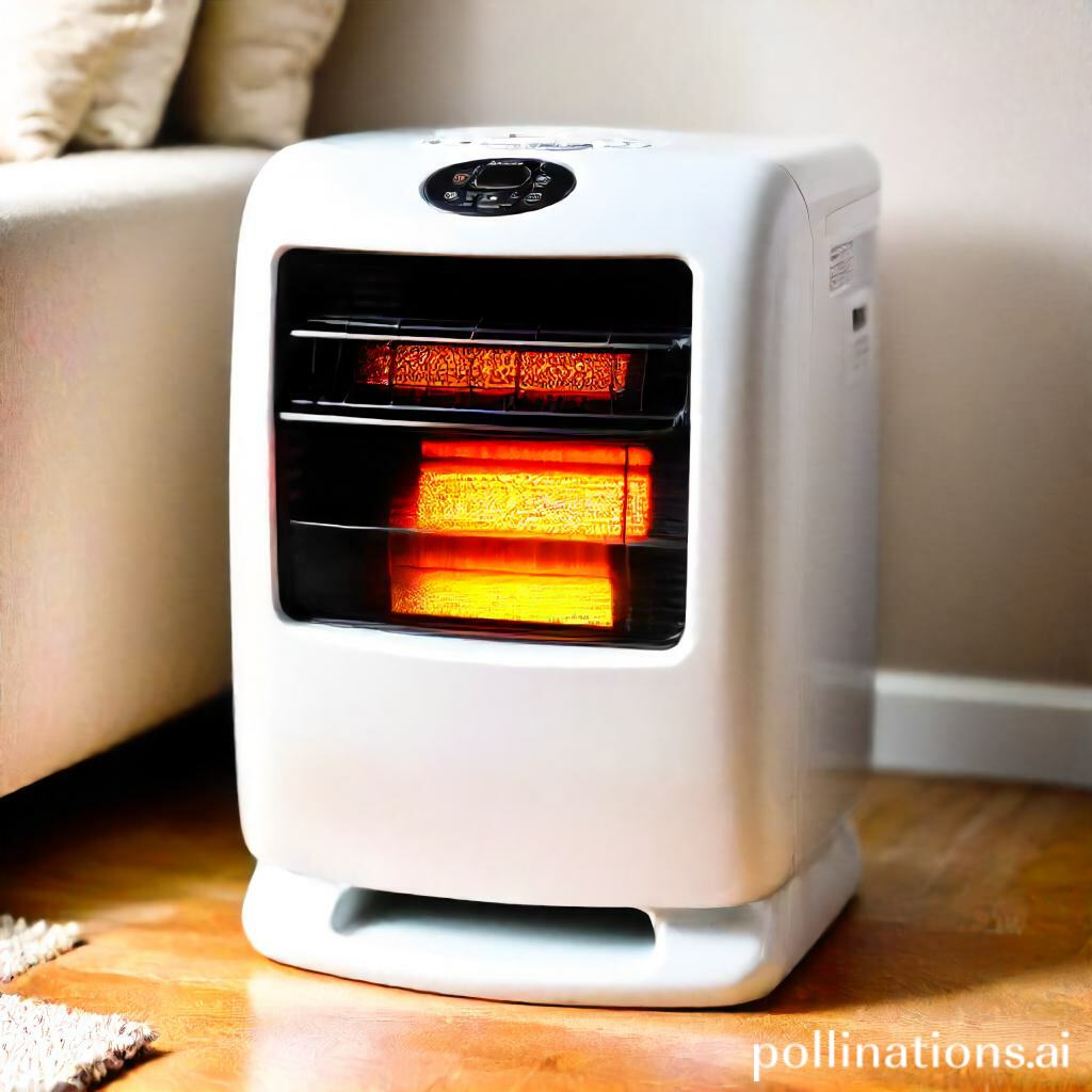 What is the energy consumption of a portable heater?
