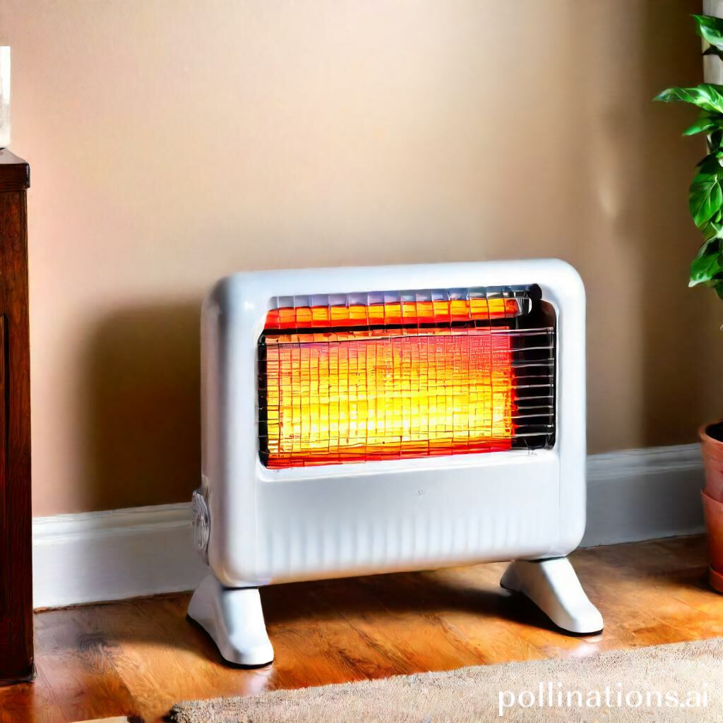 What is the energy consumption of a radiant heater?