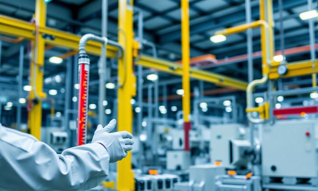 What is the role of automation in industrial temperature