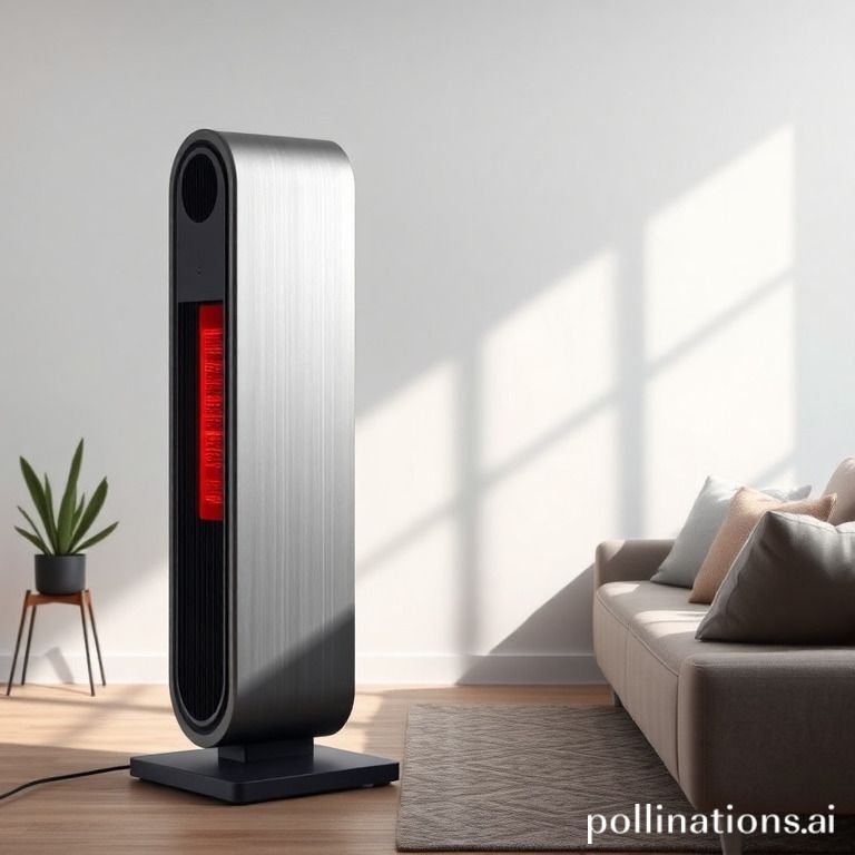 What materials are commonly used in designing a contemporary heater?