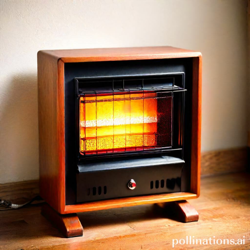What materials are used in a radiant heater?