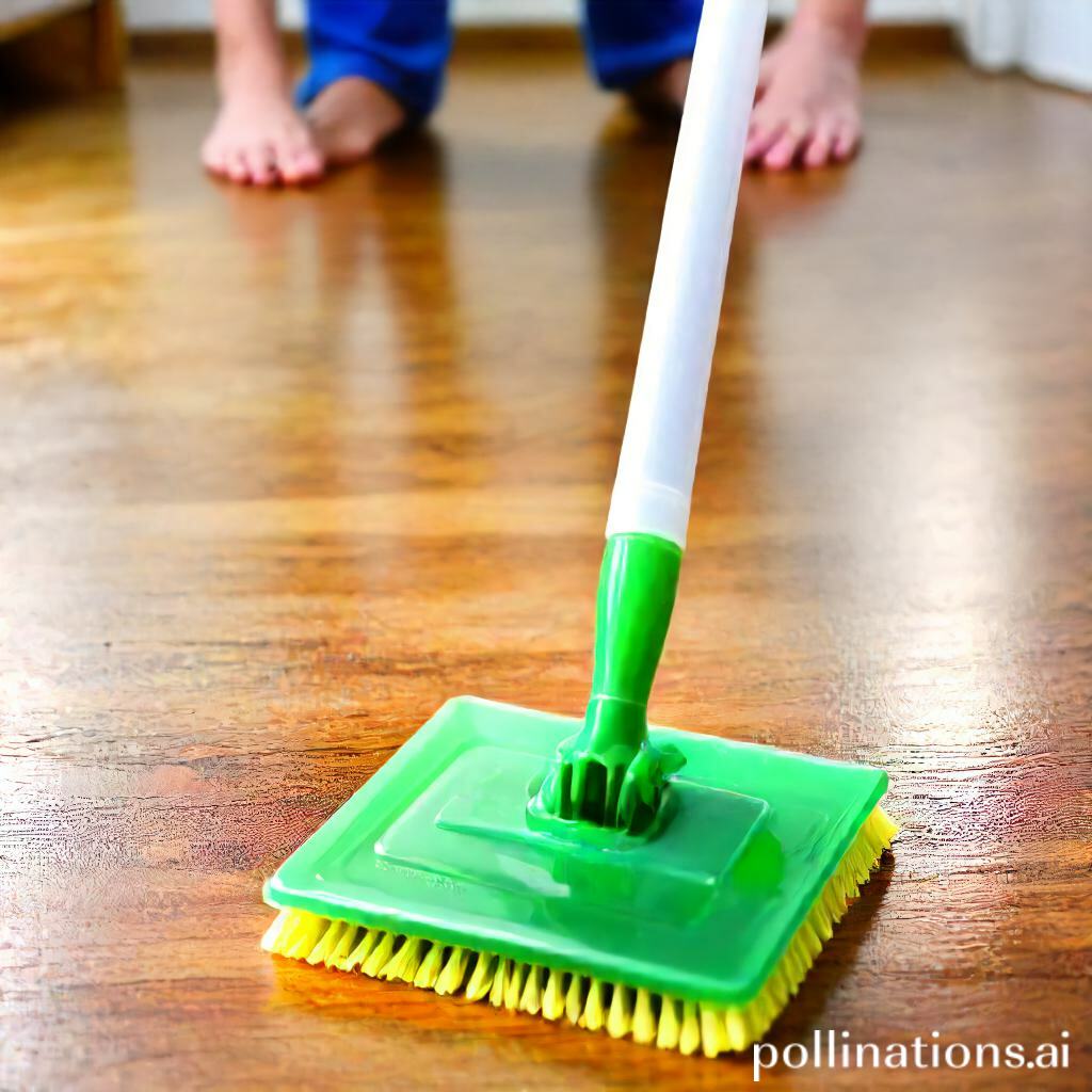 can i use white vinegar for mopping colored surfaces