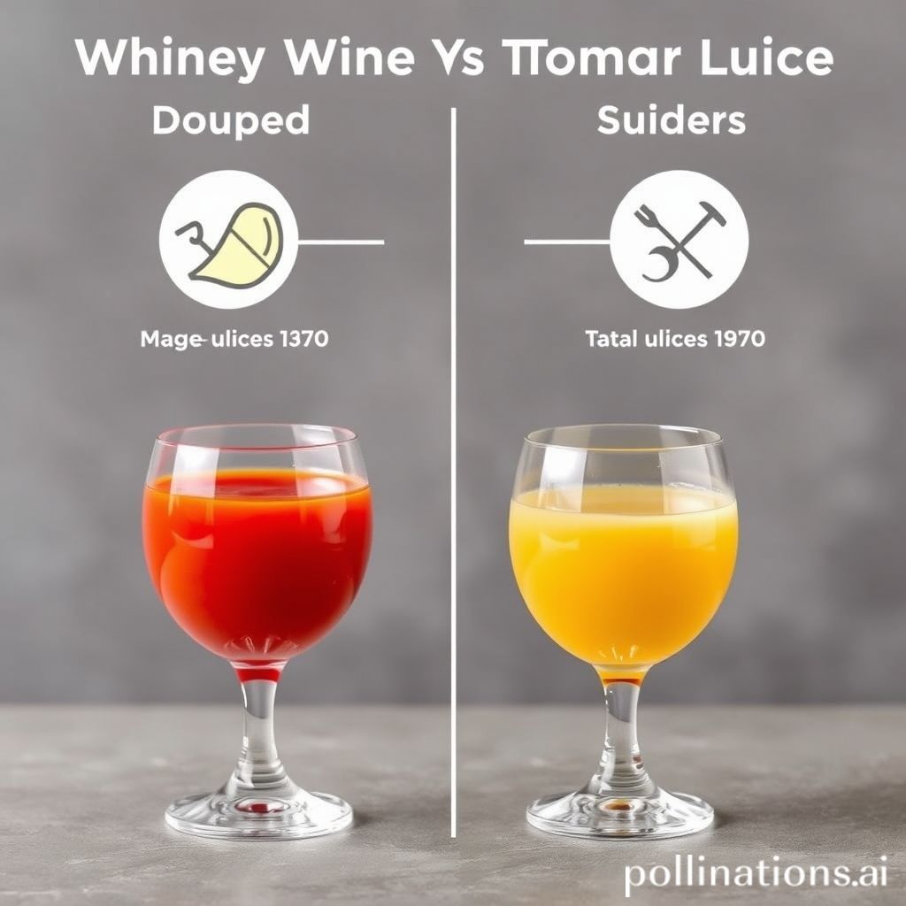 Perfectly Blending White Wine and Tomato Juice