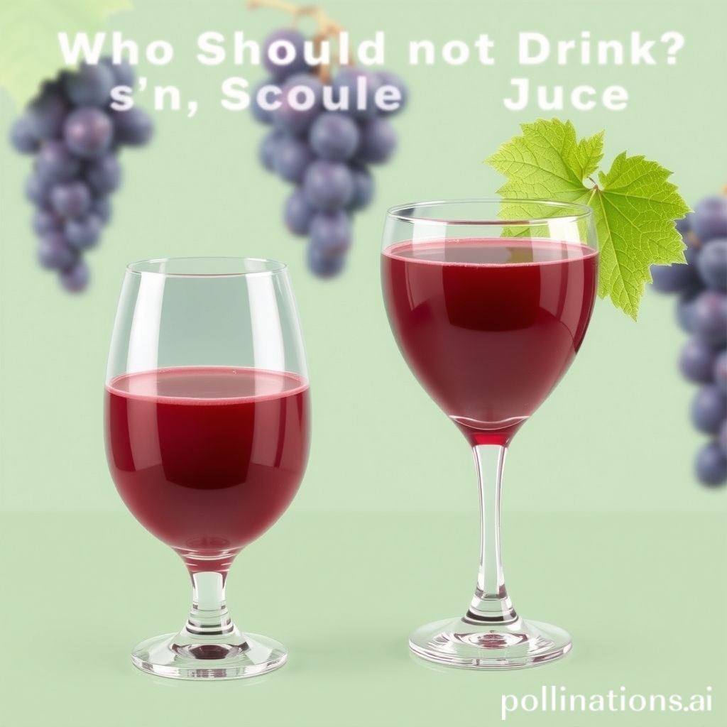 Who Should Not Drink Grape Juice?