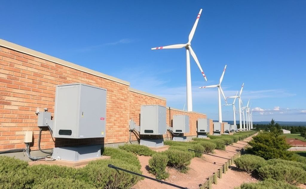 Wind energy powering HVAC systems benefits efficiency