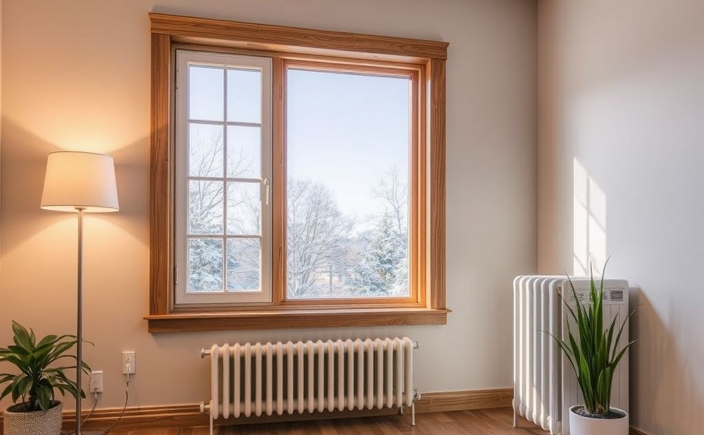 Window insulation enhances heater energy efficiency