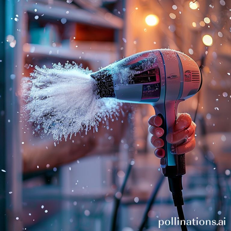 냉장고 성에, 드라이어로 1분만에 제거하는 겨울철 청소 트릭